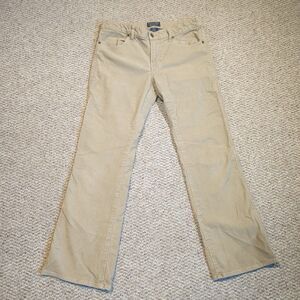 Ralph Lauren Polo Jeans Co Corduroy Pants Womens Sz 8X 30 Beige Bootcut Western
